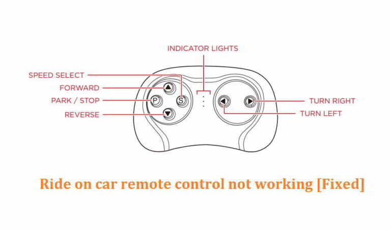 ride on car remote control not working